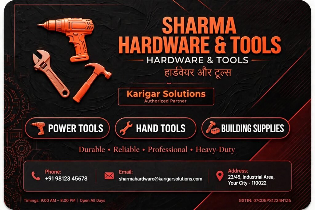 Sharma hardware and tools.